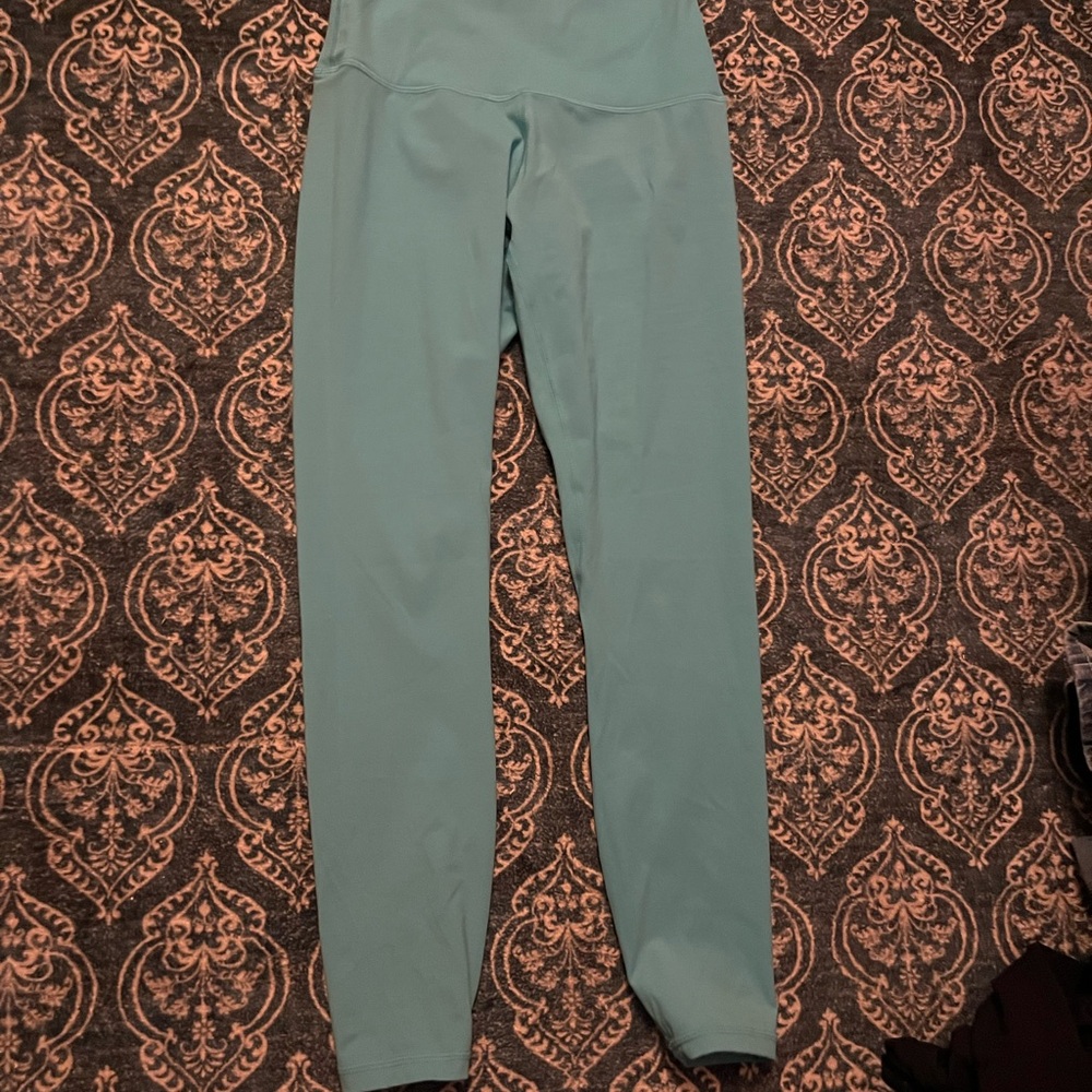 Teal High-Waisted Leggings